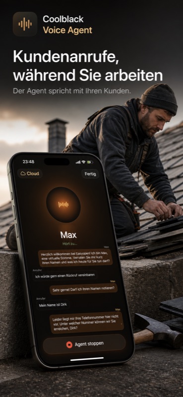 Coolblack Use-Case Handwerksbetrieb