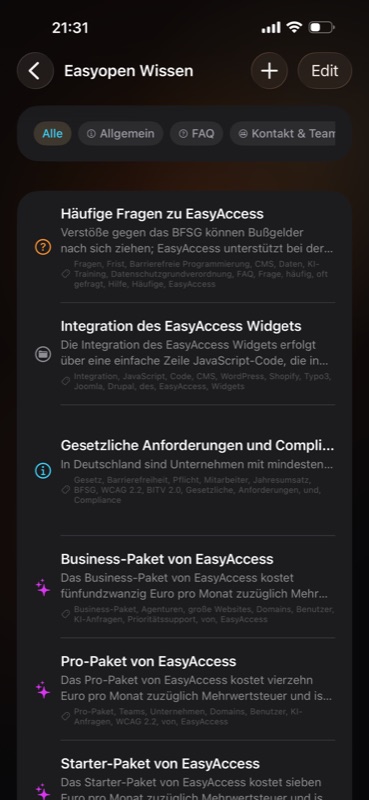 Coolblack Wissensbasis