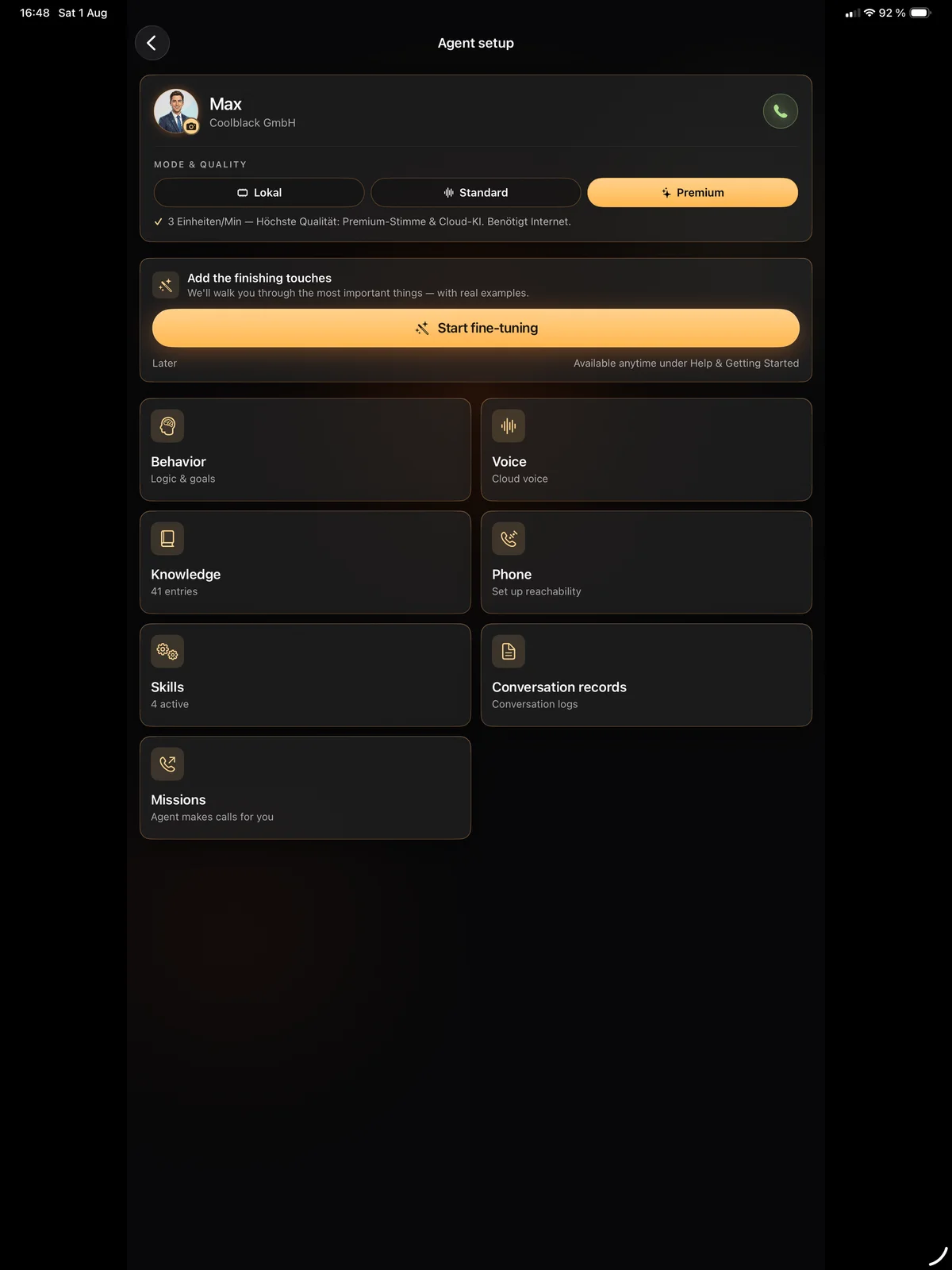 Full overview on iPad and Mac: behaviour, knowledge, telephony and logs